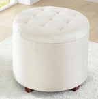 Ornavo Home Round Storage Ottoman by OrnavoHome