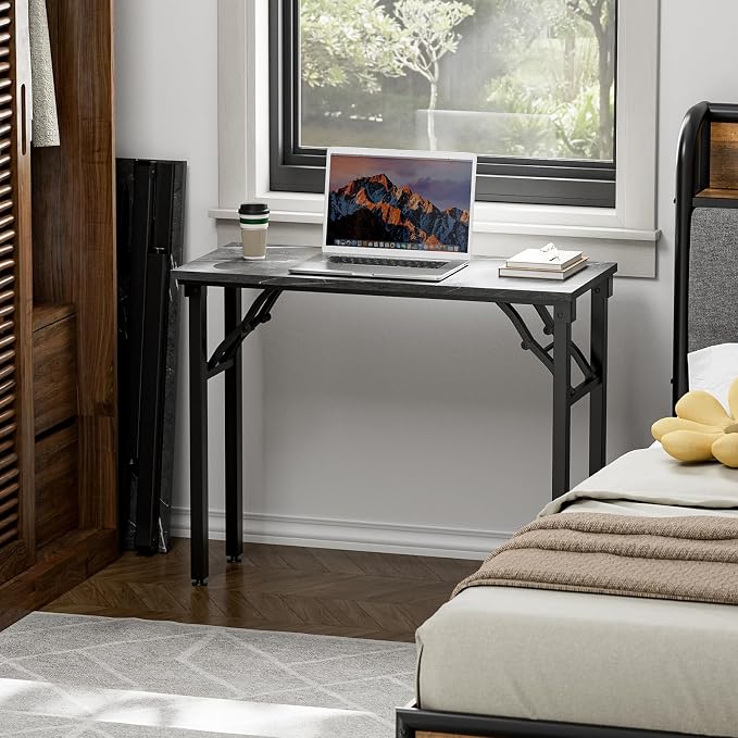 TEMI Small Computer Desk Folding Table - Image 2