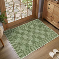 GarveeHome Checkered Washable 2x3 Rug Small Area Rugs Non-Slip by GarveeHome
