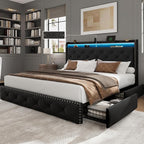 LARMACE Queen Size Bed Frame by LARMACE