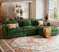 ELUCHANG 113" Modular Sectional Sofa, Comfy Cloud Couch, L Shaped Deep Seat by ELUCHANG