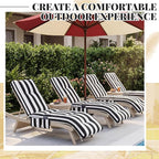 Kigley Outdoor Chaise Lounge Cushions - Image 6