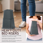 Utopia Bedding Bed Riser, 3 & 5 Inches Adjustable Furniture Risers - Image 3