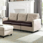 Fuloon Faux Leather Couch Cushion Slipcover, Waterproof Stretch Covers - Image 8