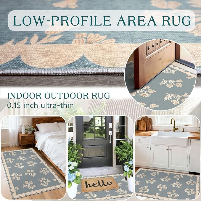 Floral Outdoor Rug - Image 5