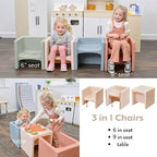 Children's Factory 3-in-1 Cube Chair - Image 4