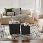 Nesting Coffee Table Set of 2, Modern Coffee Table and End Table Sets, Small - Image 7