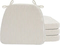 AAAAAcessories D-Shaped Chair Cushions, Machine-Washable Cover, Natural Sand by AAAAAcessories