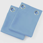 Sky Blue Thermal Blackout Curtains/52 x 72 Inch/Set of 2 Panels Room Darkening - Image 9