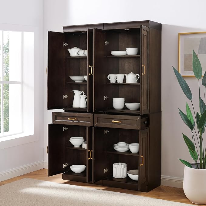 Crosley Furniture Stanton 2-Piece Pantry Storage Cabinet Set - Image 8