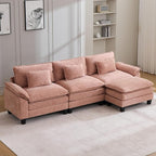 Oprisen 120" Modular Sectional Sofa, Comfy Cloud Couch Sectional Sofa by Oprisen