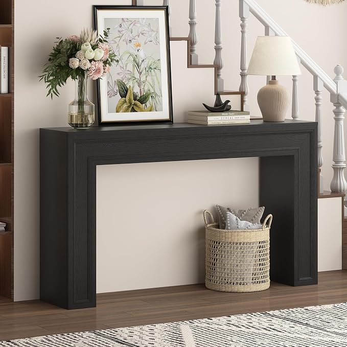 Rresyet 55 Inch Long Console Table, Sofa Table Behind Couch, Entryway Table - Image 6