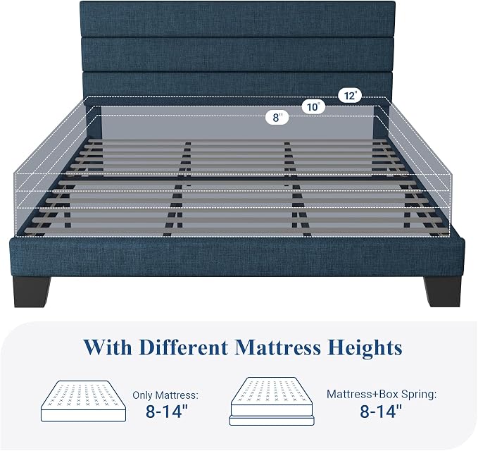 Allewie King Size Platform Bed Frame - Image 7