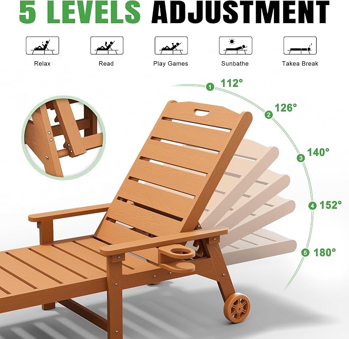 Outdoor Lounge Chair Set of 4 - Image 7