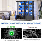 5-Tier Glass Display Cabinet - Image 3