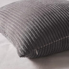 Topfinel 55x55cm Gray Set of 4 Corduroy Pillow Covers Cushion Cover Decorative - Image 2