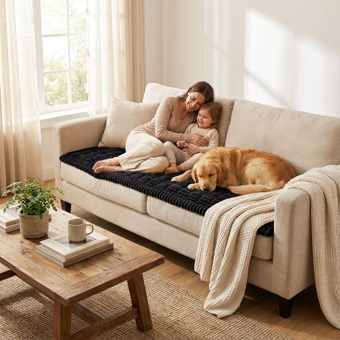 Smiry Couch Cover for Dogs, Non Slip Washable Sofa Protector for Pets | Soft - Image 6