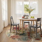 RELEANY Washable Round 6ft Area Rug - Image 2
