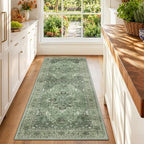RELEANY Washable Area Rug, Runner 2'x6', Water Repellent, Pet Friendly by RELEANY