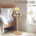 Drink Table, Boho Rattan Flower Small Side Table - Image 6
