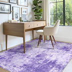 RELEANY Washable 4'x6' Abstract Area Rug - Image 4