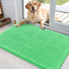 OLANLY Dog Door Mat for Muddy Paws 36x24, Super Absorbent Chenille Mud Mat | by OLANLY
