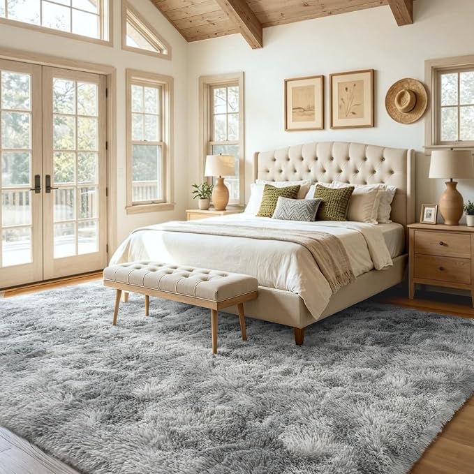 10x14 Ft Extra Large Shag Rugs for Living Room, Ultra Soft Fluffy Furry Area - Image 2