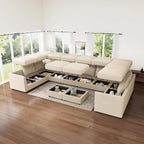 HONBAY Modular Sectional Sofa Sleeper Couch - Image 3
