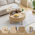 Round Lift Top Coffee Table - Image 5
