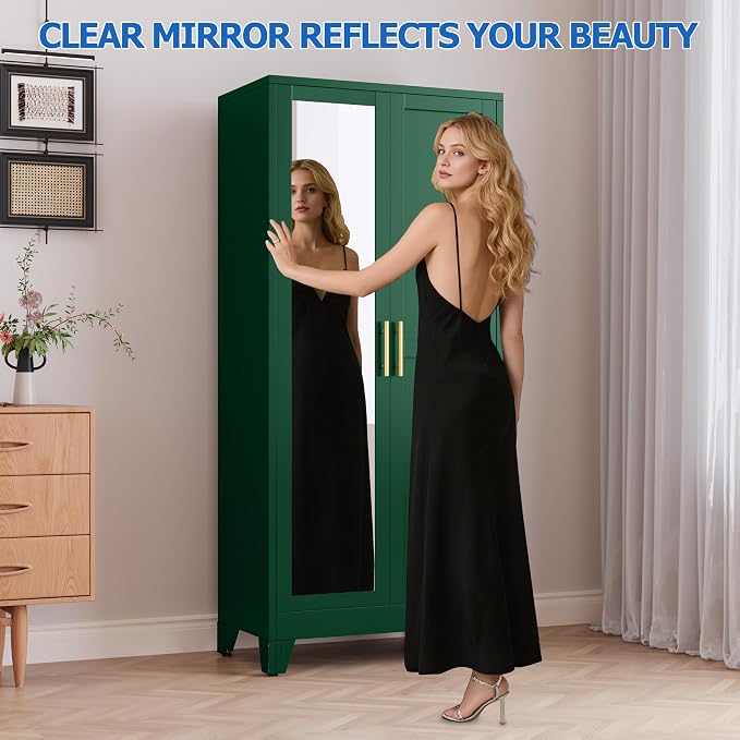 GAIOUS Metal Wardrobe Cabinet - Image 3