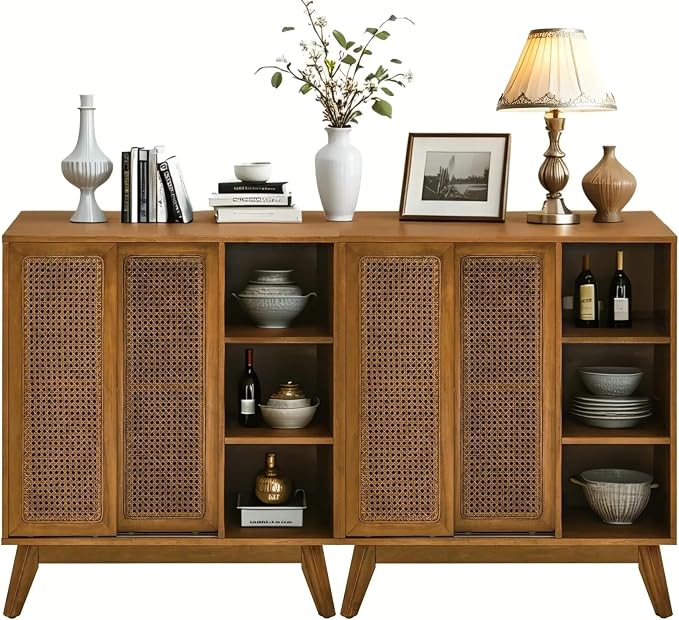 LKTART Mid Century Modern Storage Cabinet - Image 9