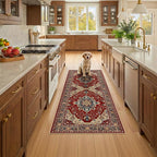 RELEANY Washable Area Rug, Runner 2'x5', Water Repellent, Pet Friendly - Image 3