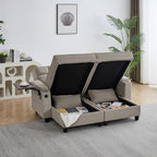 oaaktu Queen Size Sleeper Sofa Couch - Image 3