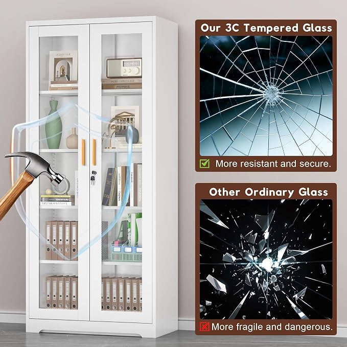 UNICOLY Lockable Display Cabinet - Image 5