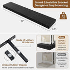 fuqing Floating Shelves for Wall, Wall Mounted Wood Floating Shelf - Image 3