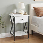 VECELO Nightstands Set of 2, Modern Bedside End Tables, Night Stands - Image 2