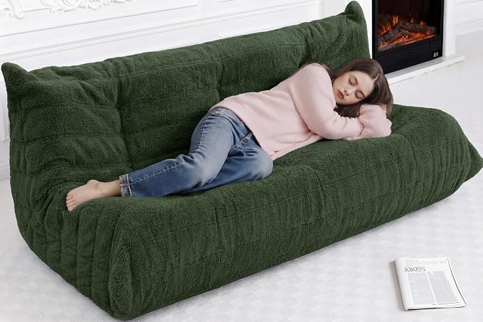 Bean Bag 3-Seater Chair Big Sofa Beanbag Chair - Image 5