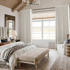 Extra Long 100% Blackout Linen Curtains - Image 8
