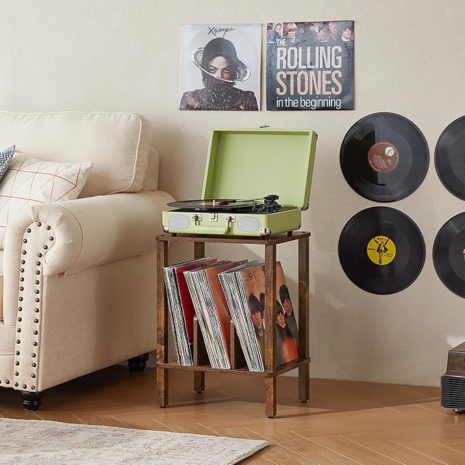 LELELINKY 2-Tier Record Player Stand - Image 5