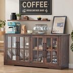 AMERLIFE Farmhouse 63" Buffet Sideboard Cabinet by AMERLIFE