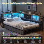 DICTAC Twin Corner Bed Frame - Image 3