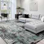 RELEANY Washable 7'x9' Abstract Area Rug - Image 2