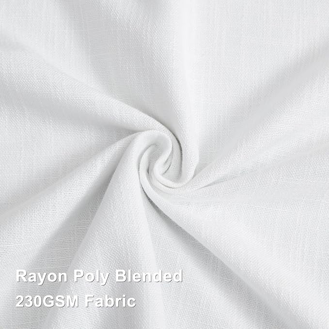 Vision Home White Pinch Pleated Full Blackout Curtains 60 inch Wide Thermal - Image 7