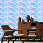 HOMETITUTE Pastel Blue Purple Dream Wave Wallpaper Peel and Stick Contact Paper - Image 8