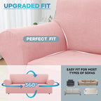 LURKA Stretch Sofa Slipcovers 1 Piece Couch Covers - Image 4