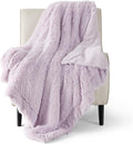Bedsure GentleSoft Fluffy Lavender Purple Throw Blanket, Soft Cozy Fuzzy Plush by Unknown