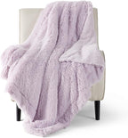 Bedsure GentleSoft Fluffy Lavender Purple Throw Blanket, Soft Cozy Fuzzy Plush by Unknown