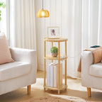 HOOBRO Set of 2 Small Round Side Tables - Image 6