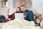 Utopia Bedding Ultra Soft Fleece Bed Blanket Full Size Ivory | Microfiber Plush - Image 5