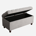 Homepop Home Decor | Tufted Ainsley Button Storage Ottoman Bench - Image 6